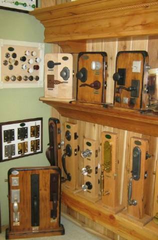 Door handles, knobs and hinges